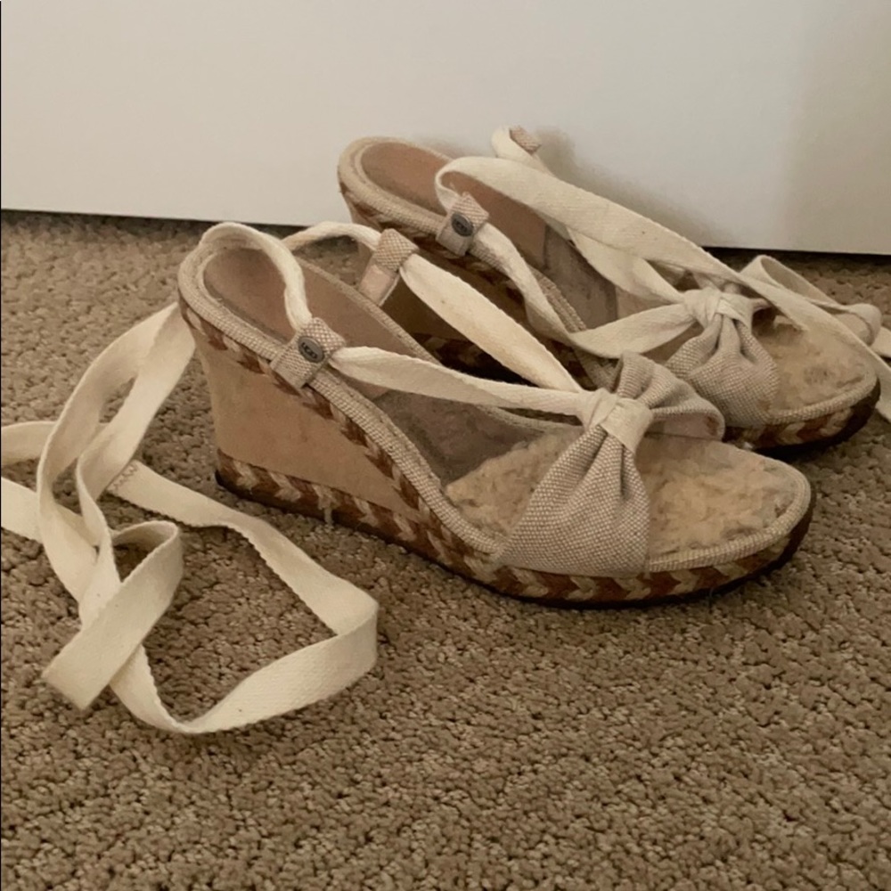 Ugg lace up sandals